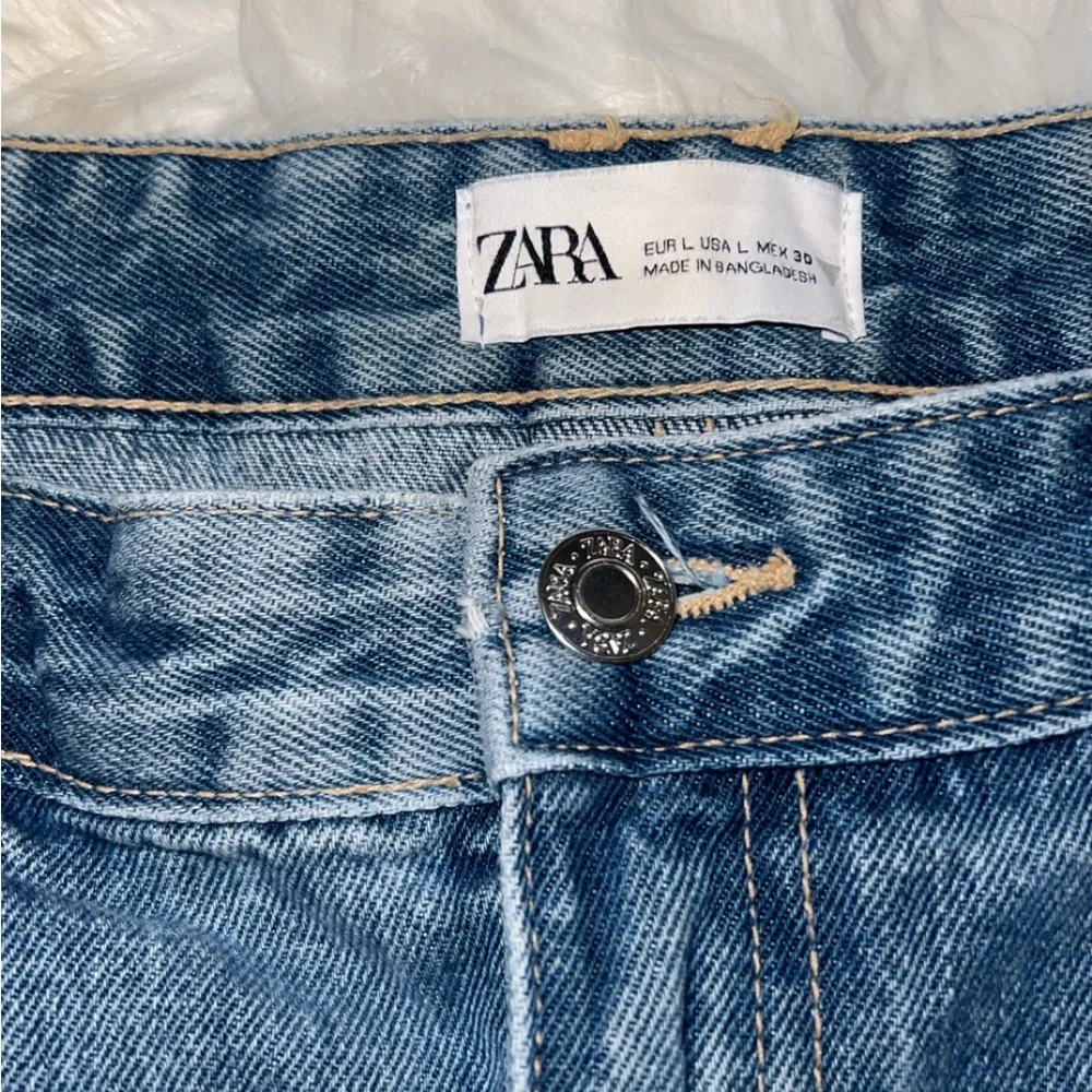 Zara denim mini cargo skirt - Picture 7 of 8